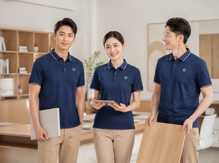 永新县企业工作服T恤POLO衫